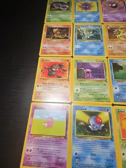 1999 Pokemon FOSSIL SET Unlimited Edition COMPLETE Non Holo UNCOMMON COMMON Lot - Image 4