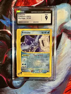 Pokemon Articuno Skyridge NON Holo Rare #4 CGC 9 Mint - Image 1