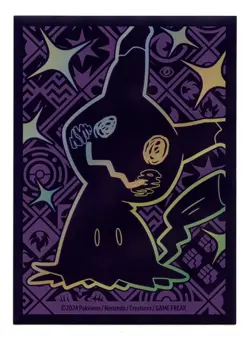 2024 Paldean Fates Mimikyu ETB Individual Card Sleeve Pokemon Center Original - Image 1