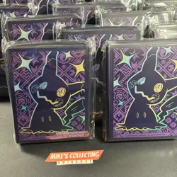65 Ct Mimikyu Paldean Fates ETB Pokemon Card Sleeves New Sealed - Image 1