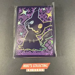 65 Ct Mimikyu Paldean Fates ETB Pokemon Card Sleeves New Sealed - Image 2