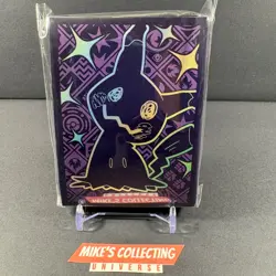 65 Ct Mimikyu Paldean Fates ETB Pokemon Card Sleeves New Sealed - Image 3