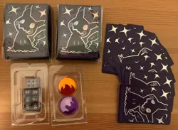 Pokemon TCG Sleeves, Dice, Markers, Dividers. Paldean Fates ETB - Mimikyu - Image 1