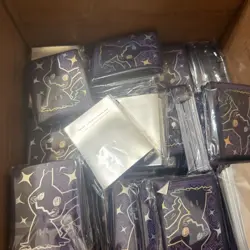 65 Ct Mimikyu Paldean Fates ETB Pokemon Card Sleeves New Sealed - Image 2