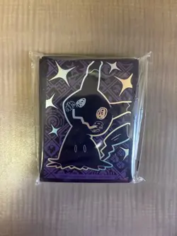 Mimikyu Paldean Fates ETB Pokemon Card Sleeves 65 Ct - Image 1