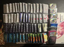 Pokemon 151, Paldean Fates, Prismatic Evolutions + more ETB Sleeves - Lot of 68 - Image 1