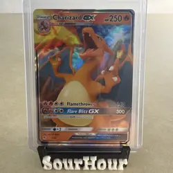 Pokemon TCG Charizard GX Hidden Fates Holo Ultra Rare Card 9/68 NM Condition - Image 1