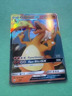 Pokemon TCG Charizard GX Hidden Fates Holo Ultra Rare Card 9/68 NM Condition - Image 2