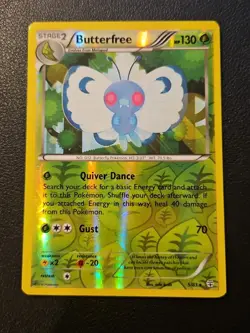 Butterfree 5/83 Pokemon Card XY Generations Rare Reverse Holo Foil - Image 1