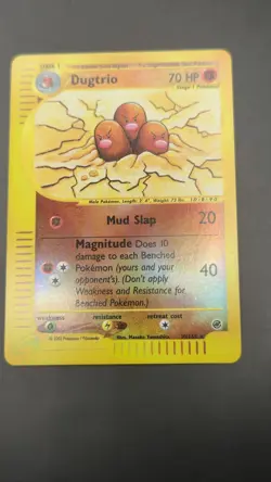 Pokemon Expedition Dugtrio Reverse Holo Card 10/165. NM - Image 3