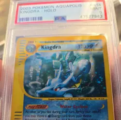 Kingdra H14/H32 Holo Aquapolis PSA 9 Pokemon Card - Image 2