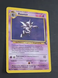 Pokemon - Haunter - Non Holo - 21/62 - Fossil - Rare Card - NM/LP - Image 2