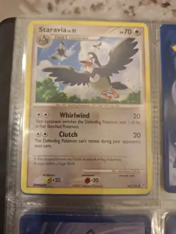 Pokemon TCG Diamond & Pearl Card | Staravia Lv. 21 64/130 Uncommon - Image 1