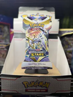 Pokemon TCG: Sword & Shield-Brilliant Stars Sleeved Booster Pack (10 Cards) 820650809972 - Image 1
