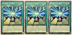 3 x SDCS-EN029 Future Fusion - Common 1st Edition Near Mint YuGiOh Cards - Image 1