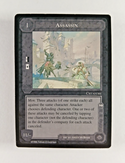 Assassin - Middle Earth CCG card (1995 ICE) MECCG The Wizards Limited LotR - Image 1