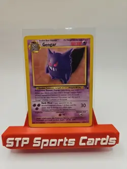 Gengar 20/62 | Fossil Set | LP | Non-Holo Rare Pokemon Card - Image 1