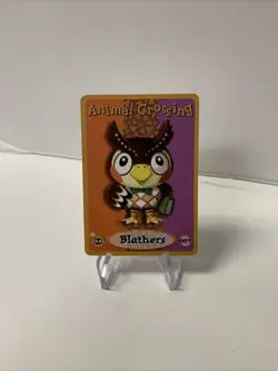 Animal Crossing Blathers 007 E-Reader Card Nintendo GameCube Series 1 2002 NM - Image 1