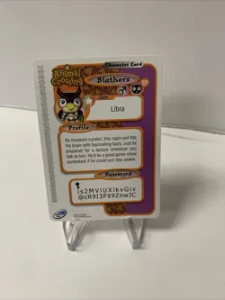 Animal Crossing Blathers 007 E-Reader Card Nintendo GameCube Series 1 2002 NM - Image 2