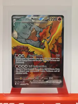 Team Rocket's Moltres ex - (Destined Rivals Stamp) 208/182 Miscellaneous Cards & - Image 2