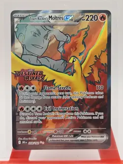 Team Rocket's Moltres ex - (Destined Rivals Stamp) 208/182 Miscellaneous Cards & - Image 3