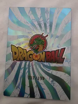 dragon ball z ccg 2 Serialized Cards Bulma #073/299 And Goku #007/299 - Image 4