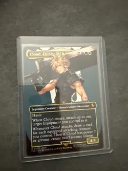 Cloud, Ex-SOLDIER - (Borderless) Commander: Final Fantasy Regular - Mtg - Image 1