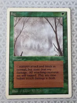 Fog Unlimited Edition Common Magic: The Gathering LP - Image 1