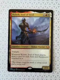 Magic the Gathering Wyleth, Soul of Steel Foil - Commander Legends MTG LP - Image 1