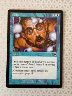 Daze Nemesis Magic The Gathering MTG Card LP - Image 1