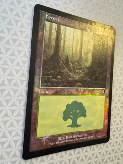 Magic the Gathering Forest (#348) - Foil Odyssey MTG MP - Image 2