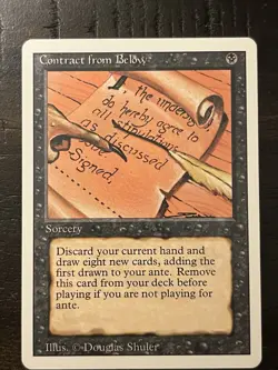 MTG MAGIC THE GATHERING REVISED CONTRACT FROM BELOW Near Mint Reserve List - Image 1