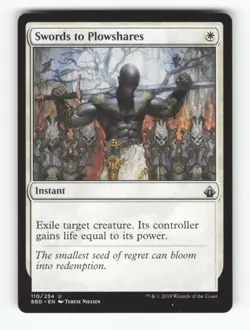 Swords to Plowshares U Battlebond 110 LP Normal Magic: The Gathering - Image 1