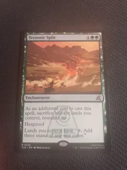 MTG - Tectonic Split. Avatar: the Last Airbender Eternal. Rare - Enchantment. - Image 1