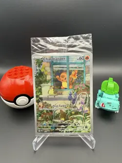 Pokemon TCG Charmander SVP044 Promo Holo SEALED Obsidian Flames ETB Black Star - Image 1