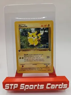 1st Edition Jungle Pikachu 60/64 Pokemon TCG 1999 - Image 1