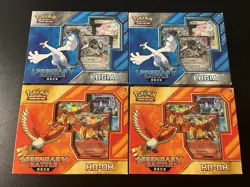 Set of 4 Pokemon TCG Trainer’s Legendary Box Legendary Battle Deck Lugia Ho-oh - Image 1