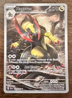 Haxorus Black Bolt Illustration Rare Pokemon Card 147/086 - Image 1