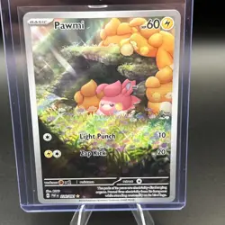 Pawmi 226/091 Full Art Illustration Rare Pokemon Card Paldean Fates NM 2024 - Image 1