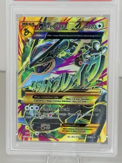 2015 Pokemon XY FA/M Rayquaza EX Ancient Origins PSA 8 NM-MT - Image 3