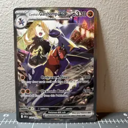 Pokemon TCG Cynthia's Garchomp ex 232/182 Sv10: Destined Rivals Holo SIR - Image 1