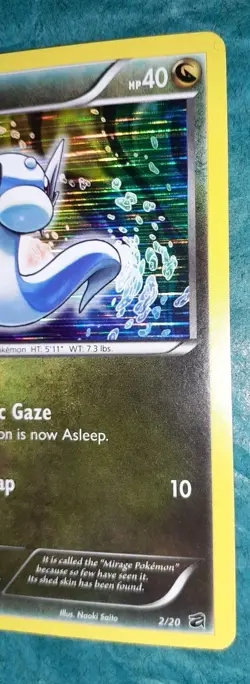 Dratini 2/20 Dragon Vault Holo Pokemon 2012 - Image 2
