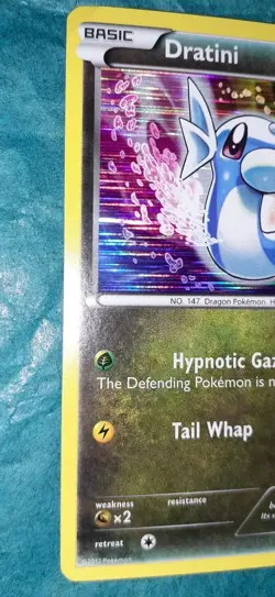 Dratini 2/20 Dragon Vault Holo Pokemon 2012 - Image 3