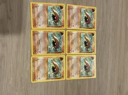 Lot Of 6! 1999 Pokemon Fossil Kabuto #50/62 - Kabuto King 👑- 🔥 Grade Me 🔥 - Image 1