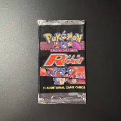 Pokemon Team Rocket EMPTY Booster Pack Mixed Artwork Vintage Packet WOTC 2000 - Image 1