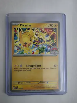 Pikachu Promo 2025 World Championships SVP EN 225 Pokemon Card Worlds - Image 1