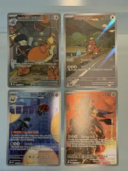 Pokemon TCG LOT Of 4 - Full Art Rare (Destined Rivals) - NM Pack Fresh - Image 2