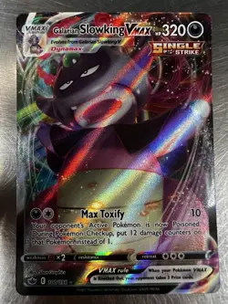 Pokemon TCG Galarian Slowking VMAX 100/198 Chilling Reign NM - Image 1