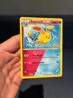 Azumarill (DUO TYPE) 77/114 Steam Siege, XY (MP) Pokemon Card - Image 1