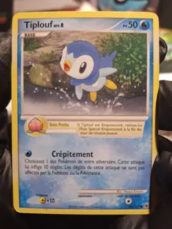 Piplup 72/100 Pokemon TCG Diamond Pearl Majestic Dawn French - Image 1